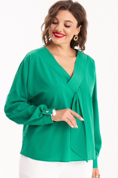 Блуза Almirastyle 305 зелёный - фото 8