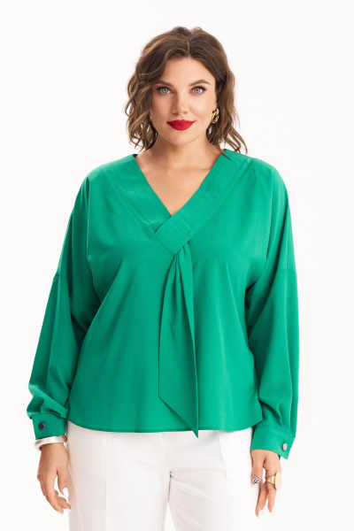 Блуза Almirastyle 305 зелёный - фото 6