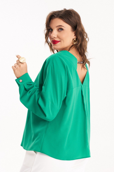 Блуза Almirastyle 305 зелёный - фото 5