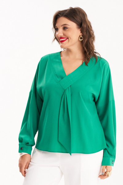 Блуза Almirastyle 305 зелёный - фото 3