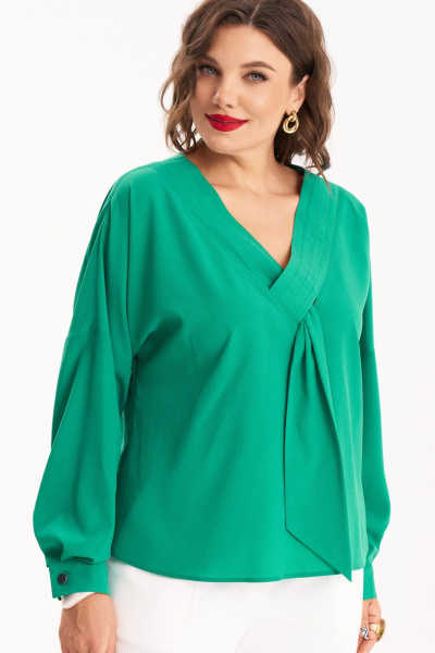 Блуза Almirastyle 305 зелёный - фото 2