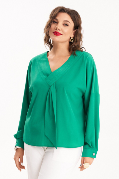 Блуза Almirastyle 305 зелёный - фото 1