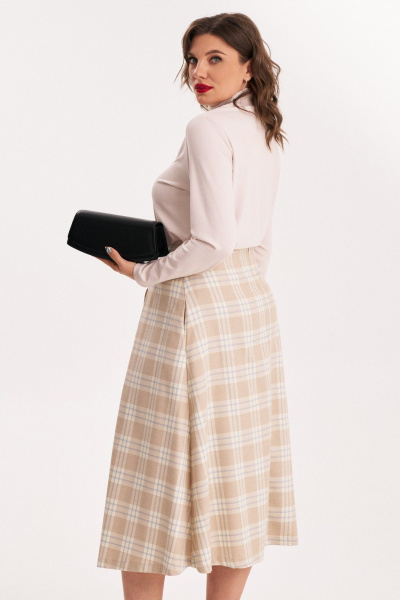 Джемпер и юбка комплектация на каждый день с люверсами Almirastyle 325 - фото 4