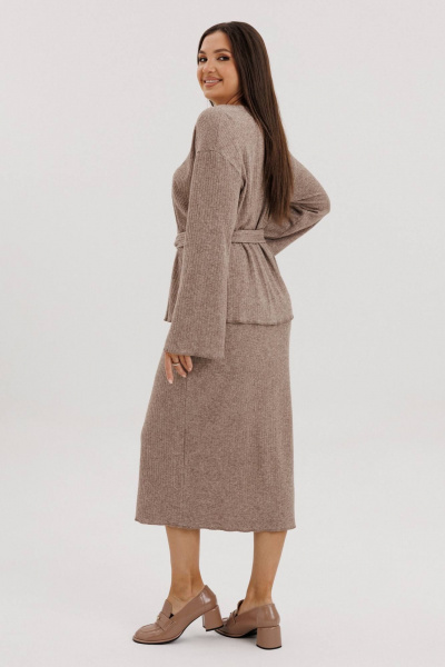 Джемпер и юбка в стиле повседневный из трикотажа Fantazia Mod 4925 - фото 4