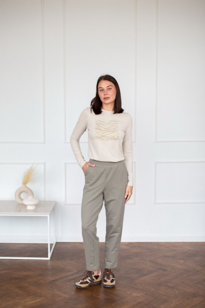 Брюки Купалинка 603927.158-164 зеленый - фото 1