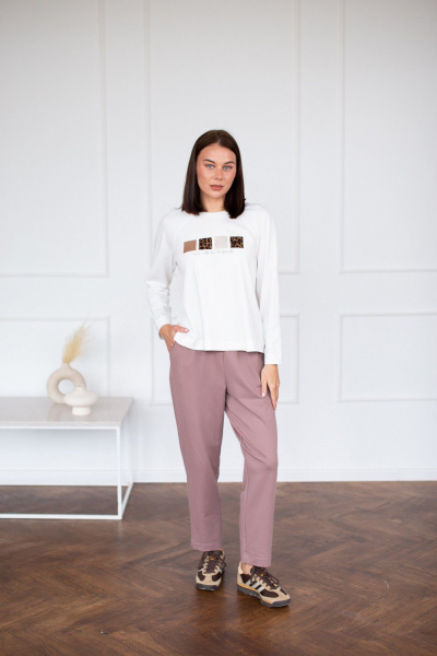 Брюки Купалинка 603928.158-164 тауп - фото 1