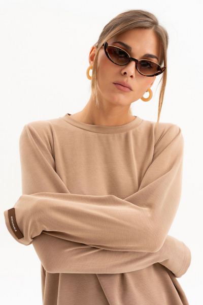 Брюки, джемпер Luna 252 бежевый - фото 12