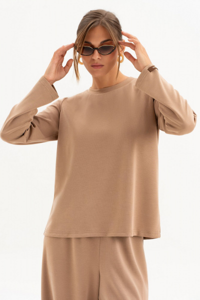 Брюки, джемпер Luna 252 бежевый - фото 11