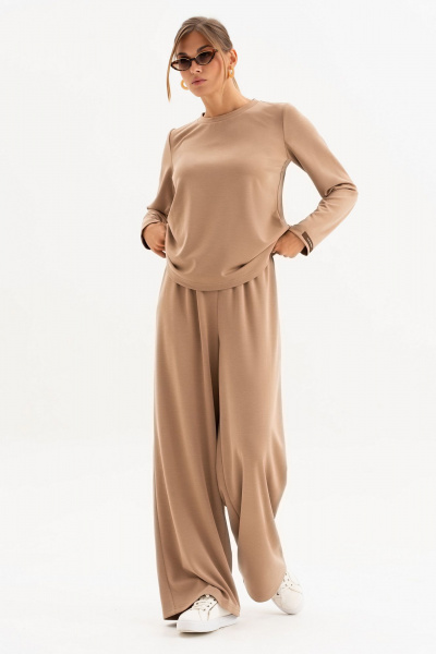 Брюки, джемпер Luna 252 бежевый - фото 1