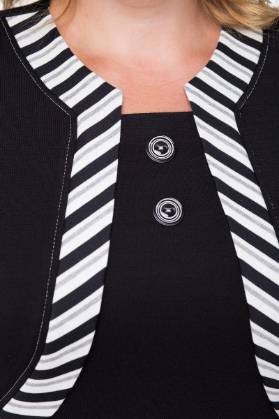 Платье Линия Л Б-169 черный - фото 2