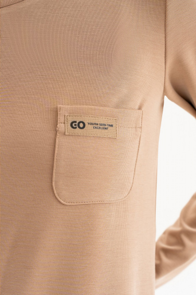 Платье Luna 256 бежевый - фото 21