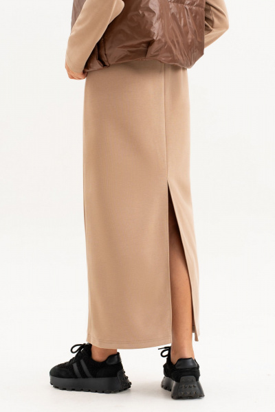 Платье Luna 256 бежевый - фото 9