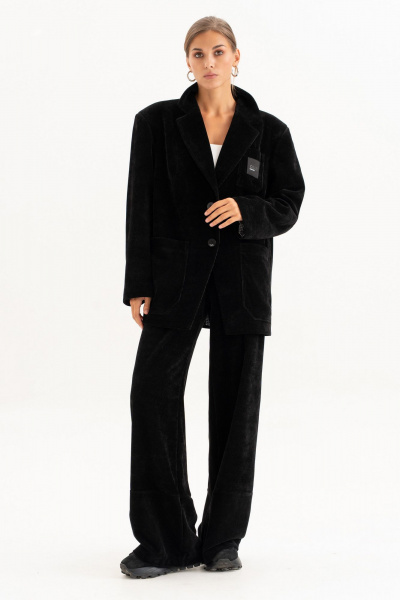 Брюки, жакет Luna 257 черный - фото 1