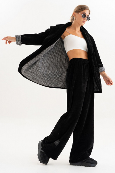 Брюки, жакет Luna 257 черный - фото 9