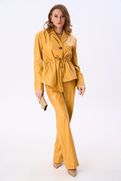 Брюки NikVa 705-16 горчица - фото 7