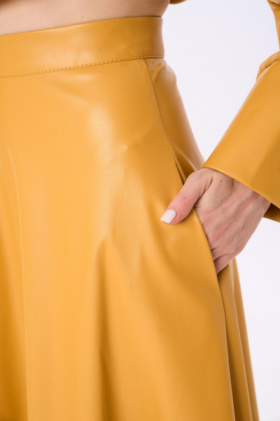 Жакет, юбка NikVa 917-9 горчица - фото 3