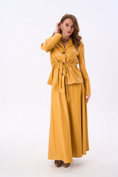 Жакет NikVa 918-8 горчица - фото 6