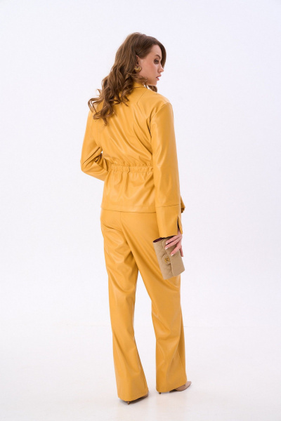 Брюки, жакет NikVa 938-5 горчица - фото 8