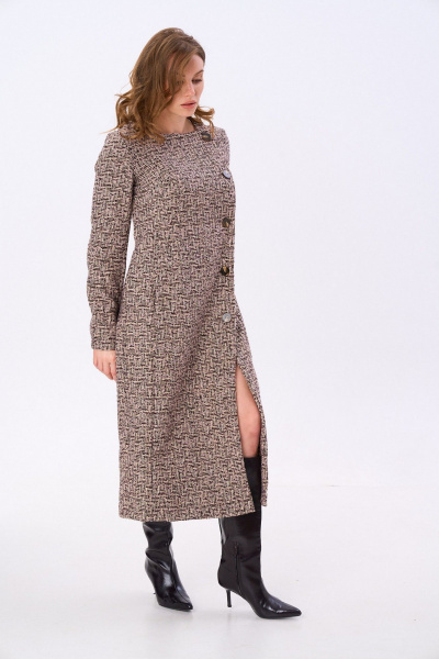 Платье NikVa 998-1 песок - фото 6