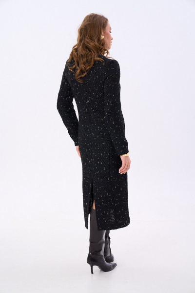 Платье NikVa 998-2 чёрный - фото 4
