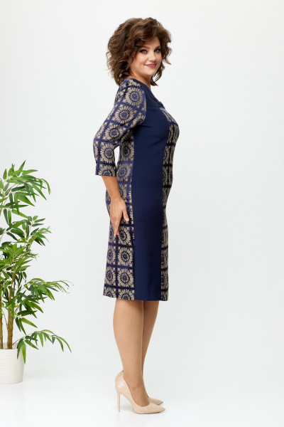 Платье Moda Versal П1549 т.синий - фото 2