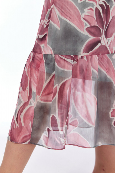 Платье Moda Versal П2483 бирюза-коралл - фото 4