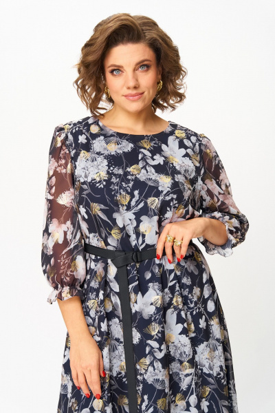 Платье Moda Versal П2483 т.синий - фото 3