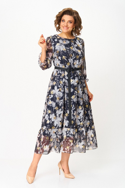 Платье Moda Versal П2483 т.синий - фото 1