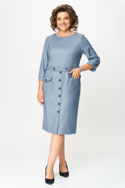Платье Moda Versal П2559 голубой - фото 1