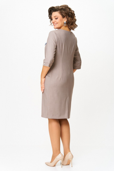Платье Moda Versal П2570 ореховый - фото 5