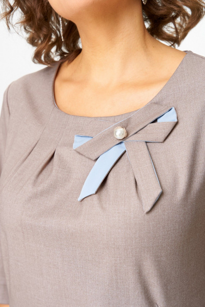 Платье Moda Versal П2570 ореховый - фото 3