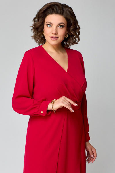 Платье Мишель стиль 1235-1 красный - фото 6