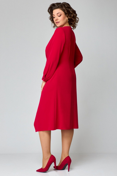 Платье Мишель стиль 1235-1 красный - фото 7