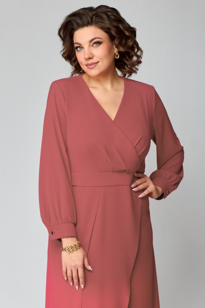 Платье Мишель стиль 1235-1 терракот - фото 4