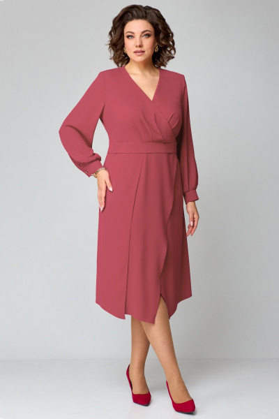 Платье Мишель стиль 1235-1 ягодный - фото 1