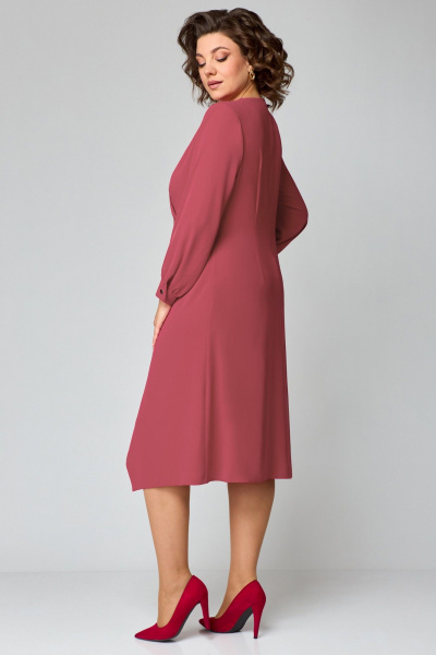 Платье Мишель стиль 1235-1 ягодный - фото 6