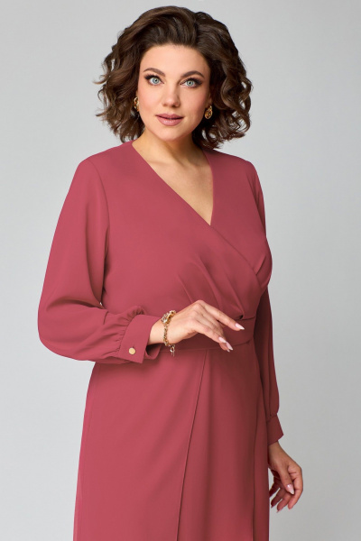 Платье Мишель стиль 1235-1 ягодный - фото 5
