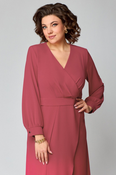 Платье Мишель стиль 1235-1 ягодный - фото 4