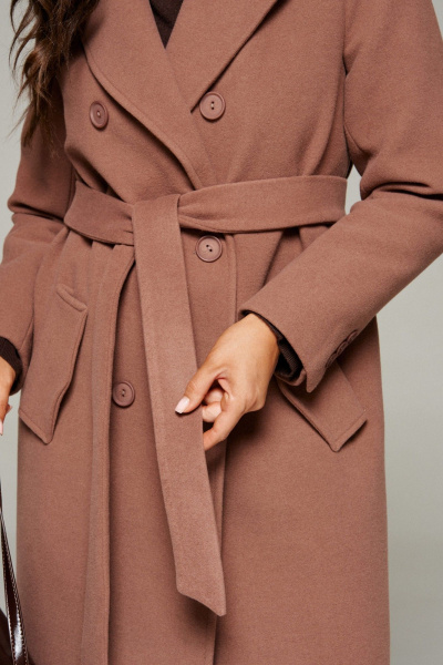 Пальто Beautiful&Free 7029 какао - фото 9