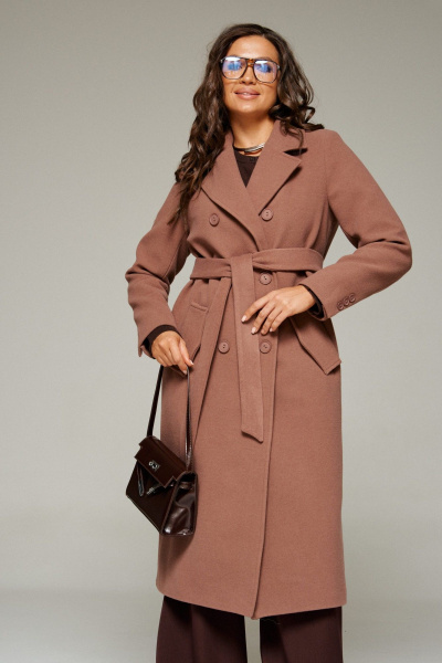 Пальто Beautiful&Free 7029 какао - фото 8