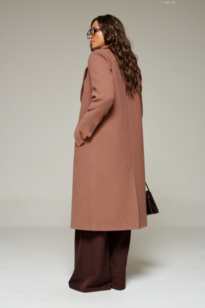 Пальто Beautiful&Free 7029 какао - фото 4