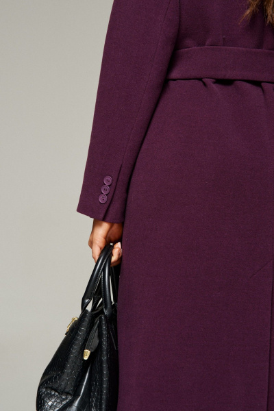 Пальто Beautiful&Free 7029 сливовый - фото 6