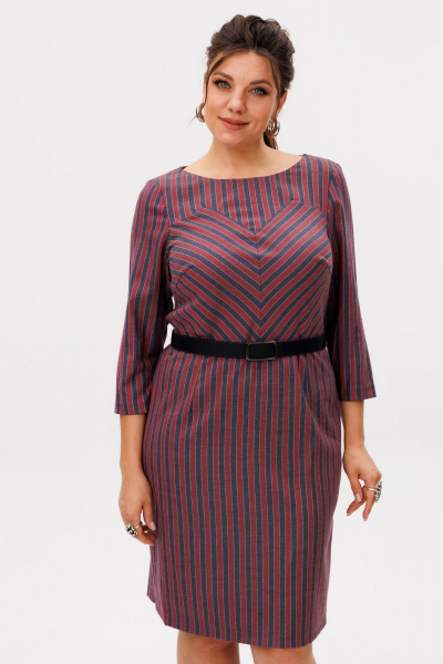 Платье Anelli 1591 мерло - фото 5