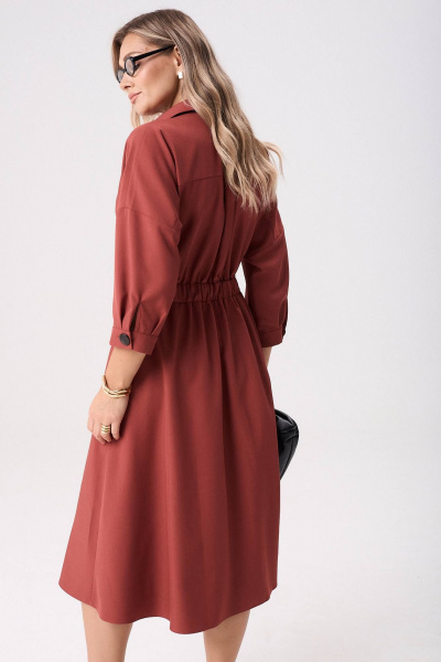 Платье Anastasia 1229.1 клюква - фото 6