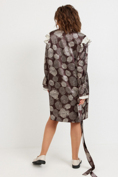 Платье BegiModa 1060 шоколад - фото 9