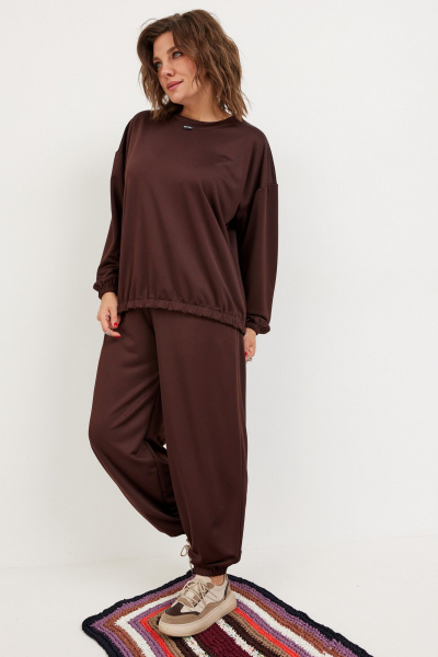 Брюки, свитшот BegiModa 3099 мокко - фото 7