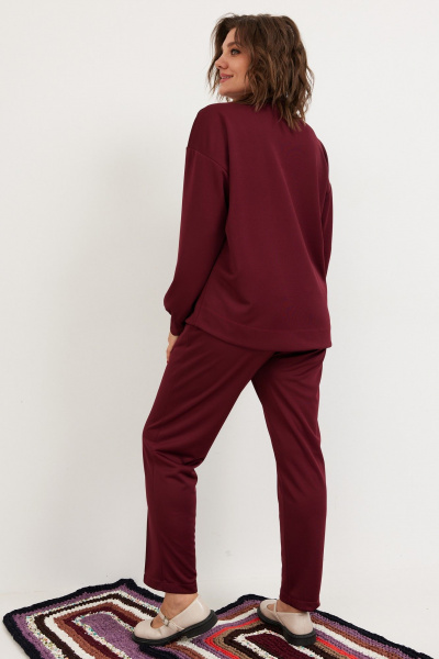 Брюки, свитшот BegiModa 3100 вишня - фото 9