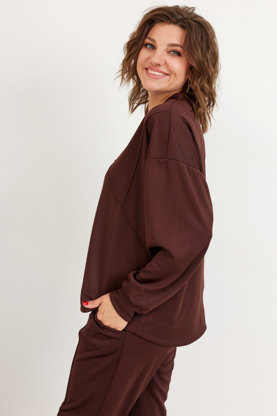 Брюки, свитшот BegiModa 3100 мокко - фото 5