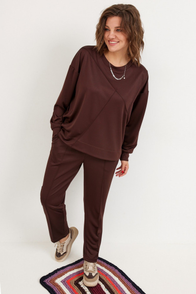 Брюки, свитшот BegiModa 3100 мокко - фото 2