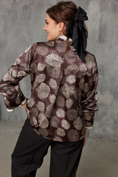 Блуза BegiModa 4140 шоколад - фото 5